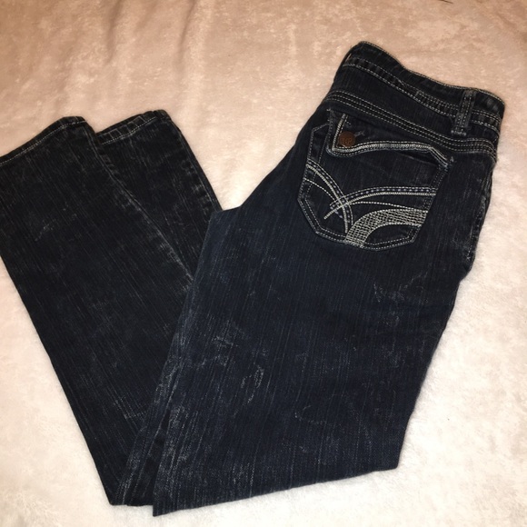 A.PII Denim - 5/25 A.PII Blue Dark Wash Straight Lg Jeans Size 9